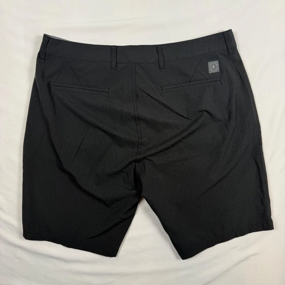 Linksoul Mens Black Boardwalker Golf Shorts Size 33 Stretch LS6170 Regular Fit